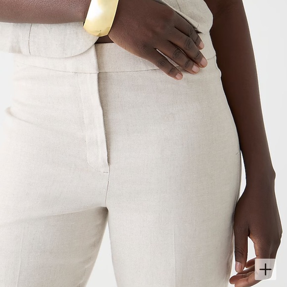 JCREW Matching White Kate linen pants and Parke blazer - Picture 3 of 16